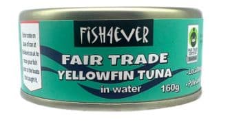 Fish 4 Ever - FairTrade YellowfinTuna in Spring Water 160g