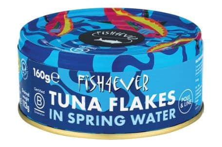 Fish 4 Ever - Skipjack Tuna Flakes in Spring Water 160g