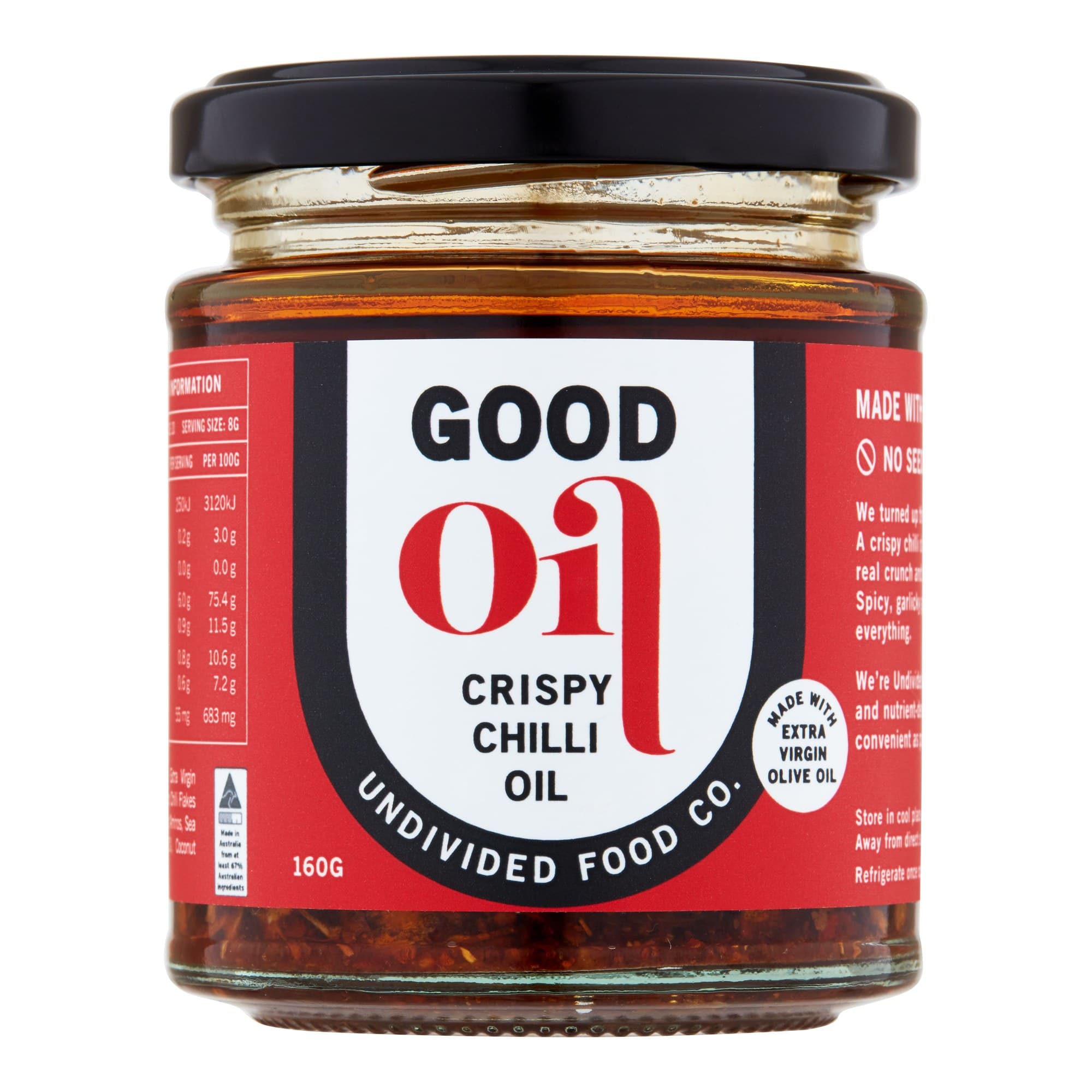 Undivided Food Good Oil - Crispy Chilli 160g