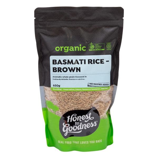 Honest to Goodness Rice - Brown Basmati 650g