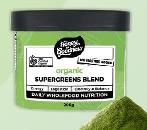 Honest to Goodness Superfoods - Organic SuperGreens Blend ^