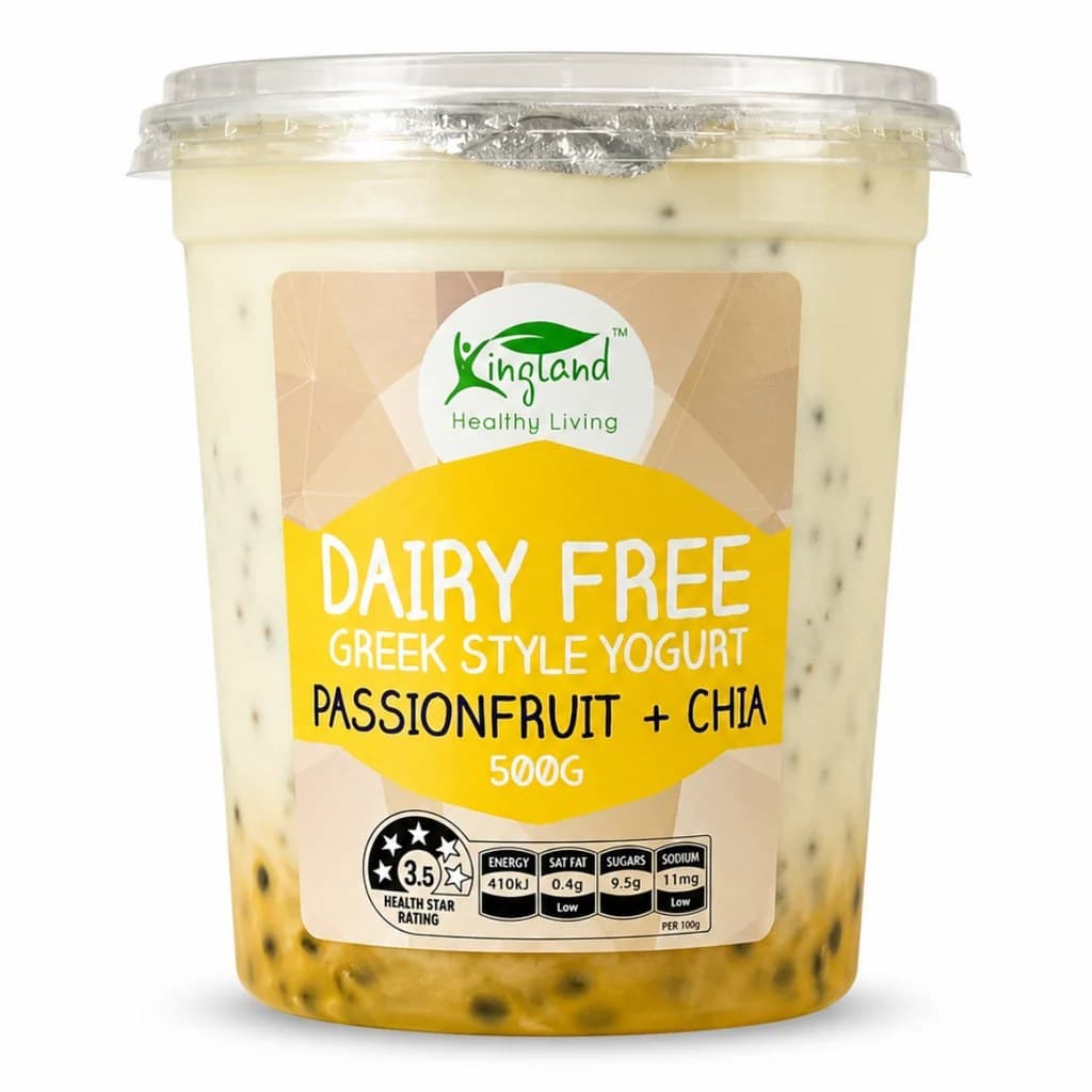 Kingland Yoghurt Greek Style - Passion fruit + Chia