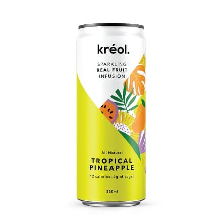 Kreol Antioxidant Sparkling Drink - Tropical Pineapple