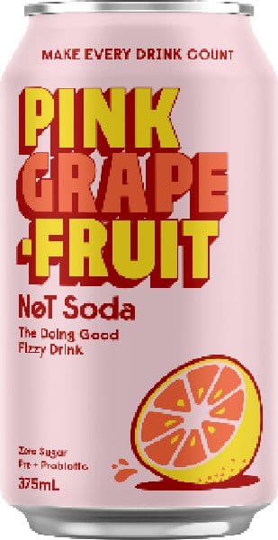 Lo Bros 375ml Not Soda Pink Grapefruit