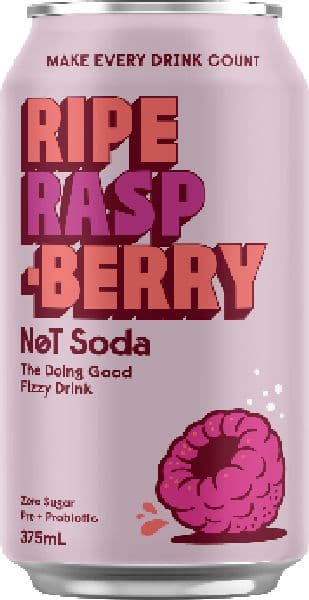 Lo Bros 375ml Not Soda Raspberry