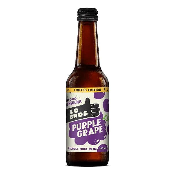 Lo Bros 330ml Kombucha Purple Grape (Limited Edition)