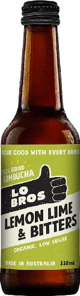 Lo Bros 330ml Soda Lemon Lime & Bitters