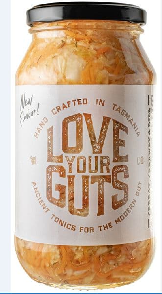 Love Your Guts Sauerkraut 500g - Carrot, Caraway and Dill