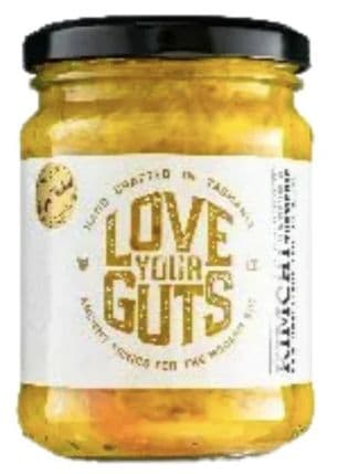 Love Your Guts Sauerkraut 250g - Kim Chi w Radish/Turmeric
