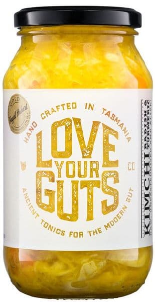 Love Your Guts Sauerkraut 500g - Kim Chi w Radish/Turmeric