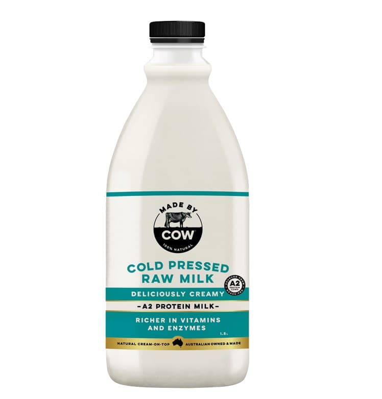 Made by Cow Cold Pressed A2 Protein Raw Milk 1.5L