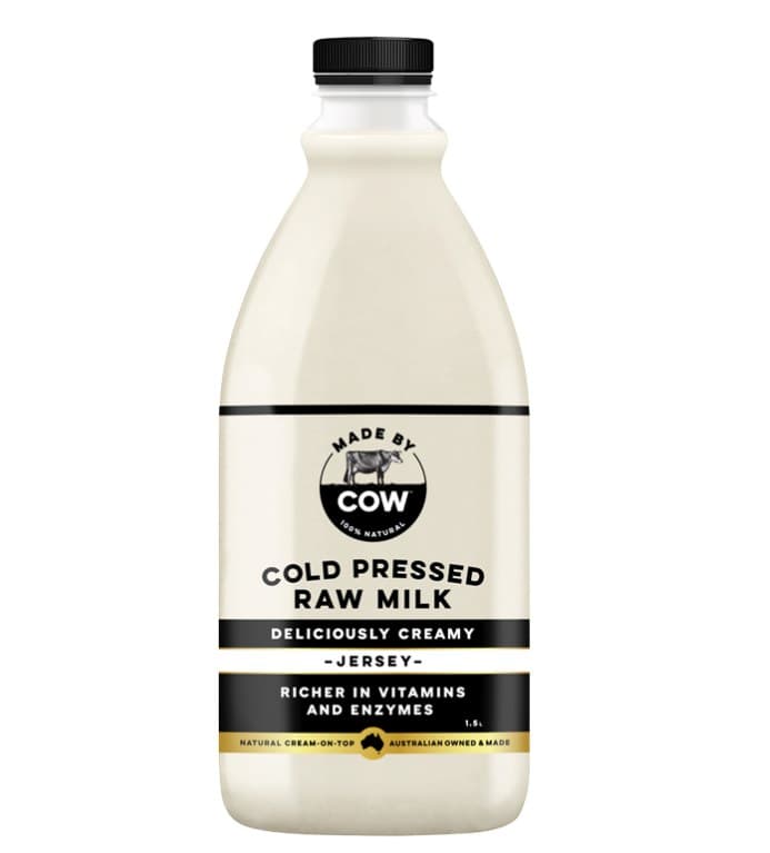 Made by Cow Cold Pressed Jersey Raw Milk 1.5L