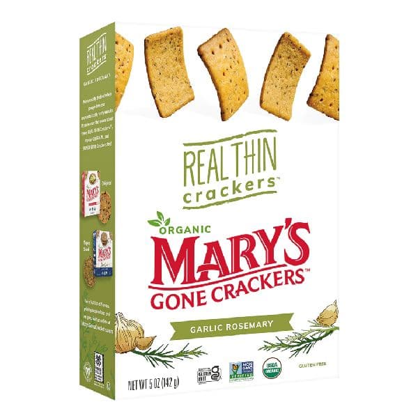 Marys Gone Crackers Real Thin - Garlic Rosemary ^^