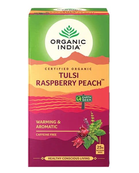 Organic India Tulsi Raspberry Peach Tea 25/5 ^^