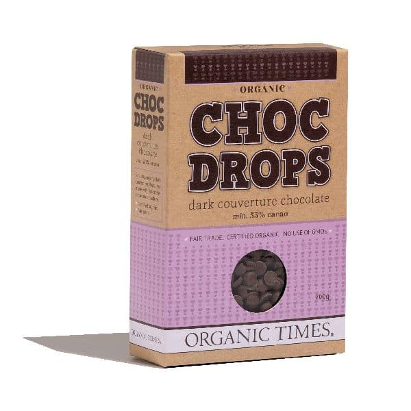 Organic Times Drops Dark Chocolate Drops