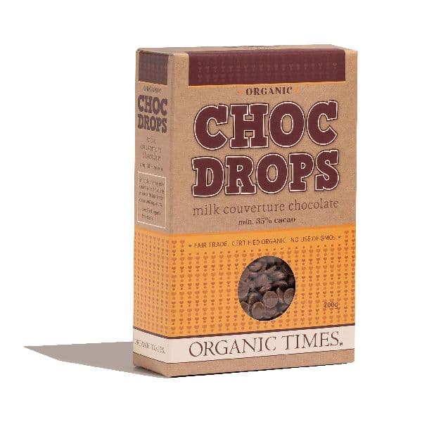 Organic Times Drops Milk Chocolate Drops