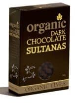 Organic Times Dark Choc Coated - Sultana