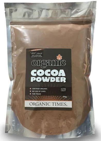 Organic Times Cocoa Powder 500g