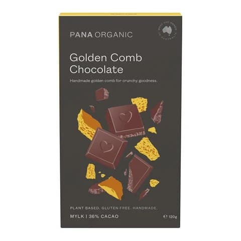 Pana Chocolate Block Mylk Golden Comb 120g