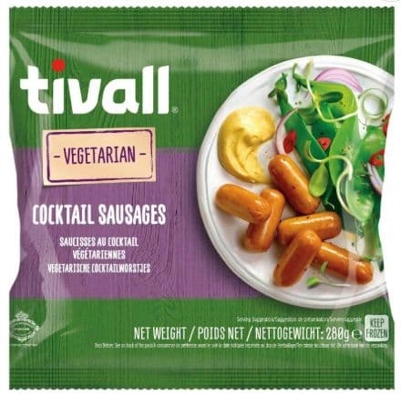 Tivall Vegetarian Cocktail Sausages ^